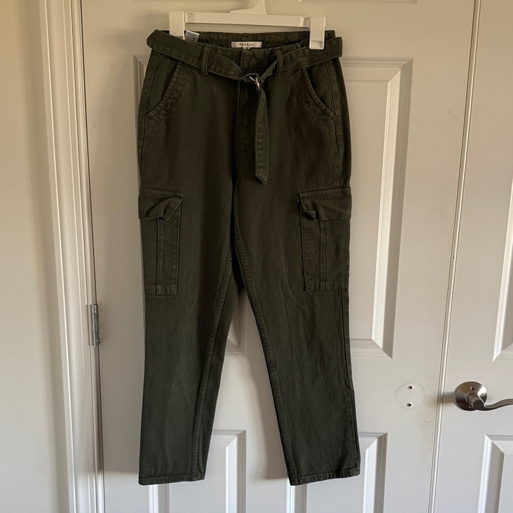 Pacsun Olive Green Utility Cargo Pants Size 25